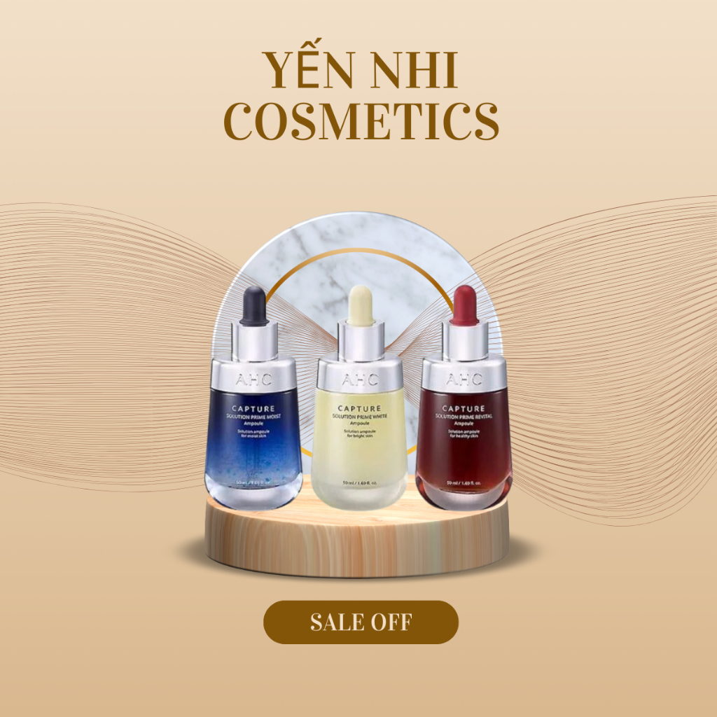 [MẪU MỚI] Tinh Chất Serum Dưỡng Ẩm Trắng Da AHC Capture Solution Max Ampoule 50ml