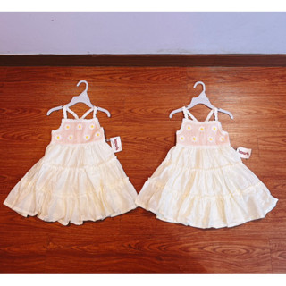 (1-8y) Đầm xoè phối len 2 dây bé gái siêu đẹp hàng xuat xịn