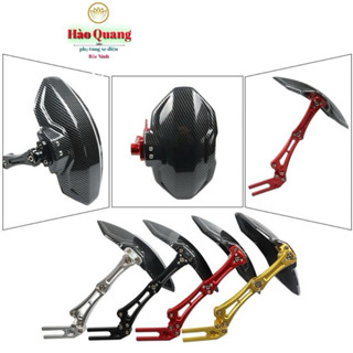 Dè chắn bùn V2 vân carbon + khung lắp xe điện [ hàng đẹp]