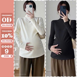 ÁO BẦU GIỮU NHIỆT SIÊU ẤM MẸ BẦU MÙA ĐÔNG KHÔNG LO LANH SHOP BÁN NHIỀU MÀU DỄ MIX ĐỒ VẢI THUN TĂM COTTON  THOẢI MÁI X27