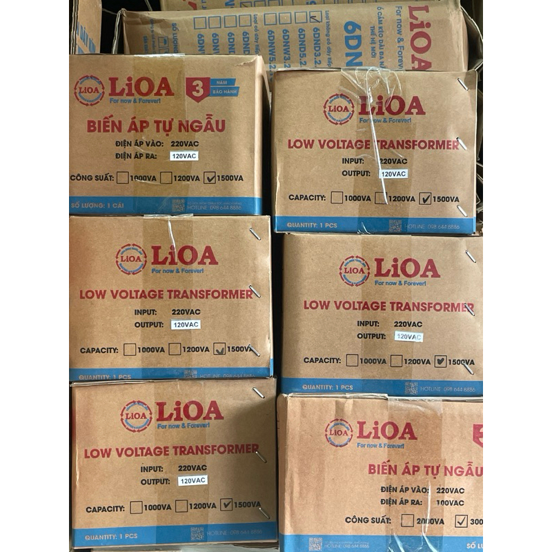 Đổi nguồn LiOA Chính Hãng . Dùng cho nồi cơm nhật , đổi điện 220v ra 100v 110v cho đồ nhật