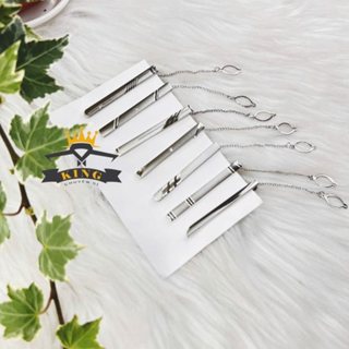 Kẹp cà vạt KING Kẹp caravat nam chất hợp kim loại trắng sáng bền sang trọng nhiều mẫu mã đẹp giá rẻ [AT01]