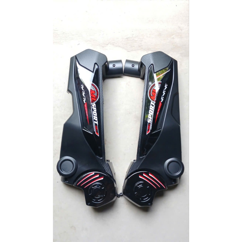 Bộ quây bình xe điện M133 20a, ốp sườn xe điện M133 20a 4 bình to mới