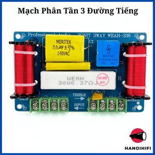  Mạch phân tần 3 đường tiếng WEAH ra 3 đường trầm trung treble phân tần cho loa kéo âm ly 