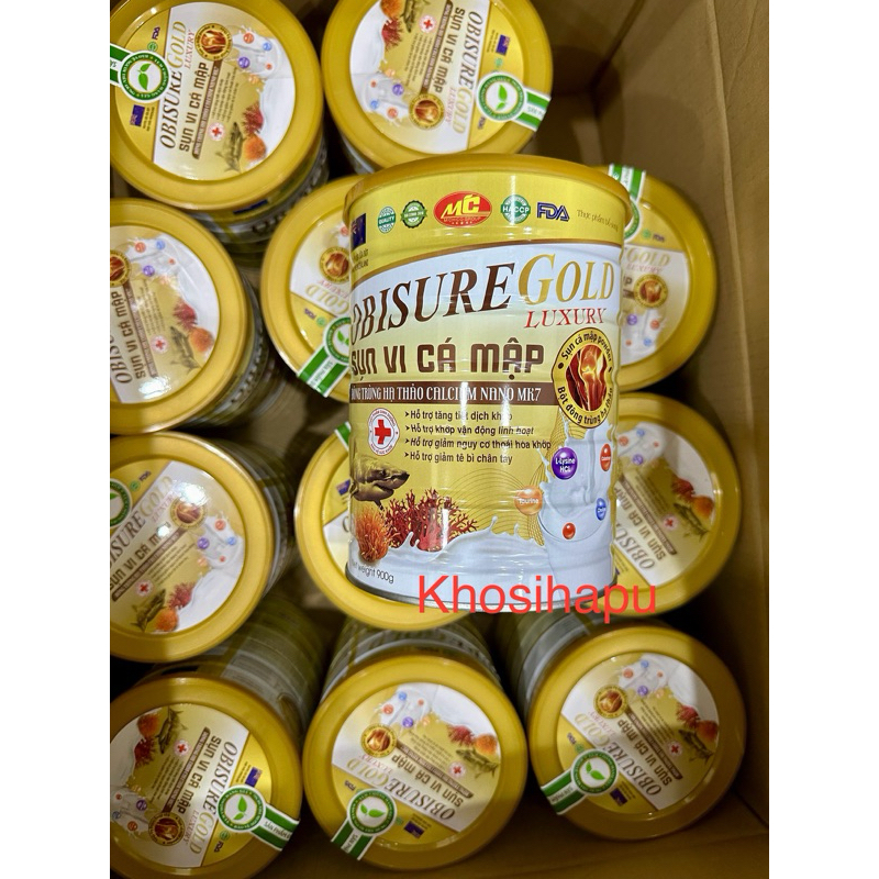900g Sữa OB Gold Sụn vi cá mập Canxi Nano Mk7 đông trùng hạ thảo chăm sóc xương khớp giúp ngừa loãng xương khô khớp