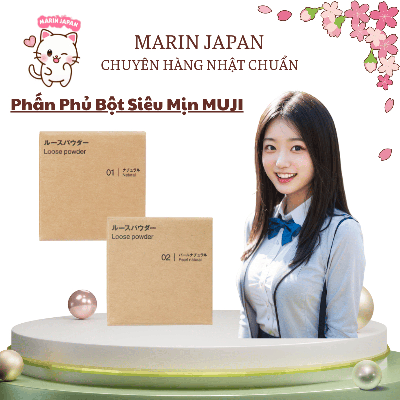 (Sale) Phấn Phủ Dạng Phấn Bột Muji Nhật Bản