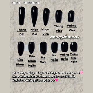 Nailbox thiết kế B66 form ngắn cute