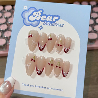 - Nailbox thiết kế thủ công sơn thạch vẽ hoạ tiết đơn giản