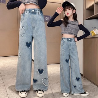  Quần áo Trẻ em Quần Bò Bé Gái Habi Fashion HB2479 Quần Jean Bé Gái Dáng SuôngTừ 18-50kg 