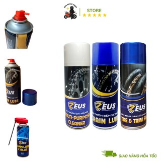 Bộ Sản Phẩm Dưỡng Sên, Rửa Sên, Phục Hồi Nhựa Nhám, Phủ Bóng Vỏ ZEUS