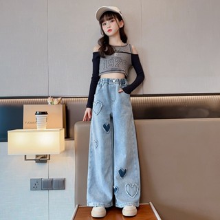  Quần Jean Bé Gái NANABU FASHION -HB2479 vải mềm Dáng Suông cao cấpTừ 18-50kg. 