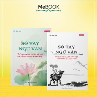 Combo 2 Sách Sổ tay Ngữ văn: Tư duy nghị luận xã hội - Nghị luận văn học | Me Book