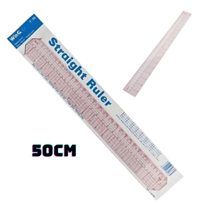 Thước thẳng dẻo dài 50cm