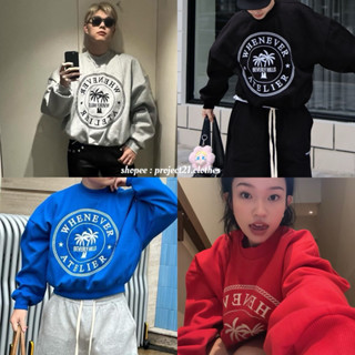 Áo sweater thêu  BEVERY HILLS EMBROIDERY vải nỉ bông cao cấp siêu dày, hình thêu chuẩn nét