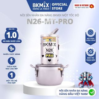 Nồi sên nhân đa năng BKMIX N26 một tốc độ, 10L, sên nhân bánh trung thu tới 3kg, sao ruốc, nấu sốt..
