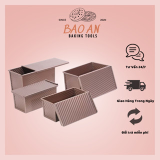 Khuôn bánh mì gối, bánh sandwich chống dính loại 250g - 450g