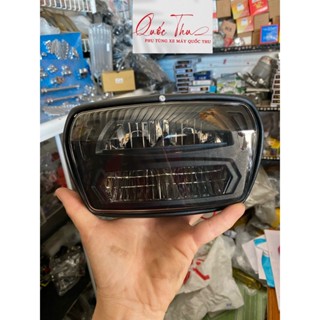 pha đèn led 2 tầng gắn cho dòng xe Dream thái, dream việt, kèm kiềng đèn sắt.