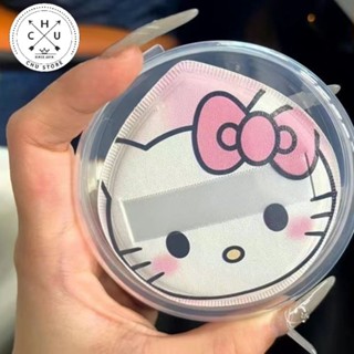 [Có Hộp] Mút Tán Kem Nền Mút Trang Điểm Big Size Hello Kitty Kèm Hộp Đựng Mút Tán Phấn Cushion Mềm Mịn Đàn Hồi Mtp10