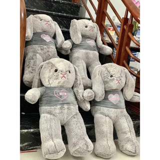 Gấu bông thỏ tai dài, lông nhung tuyết