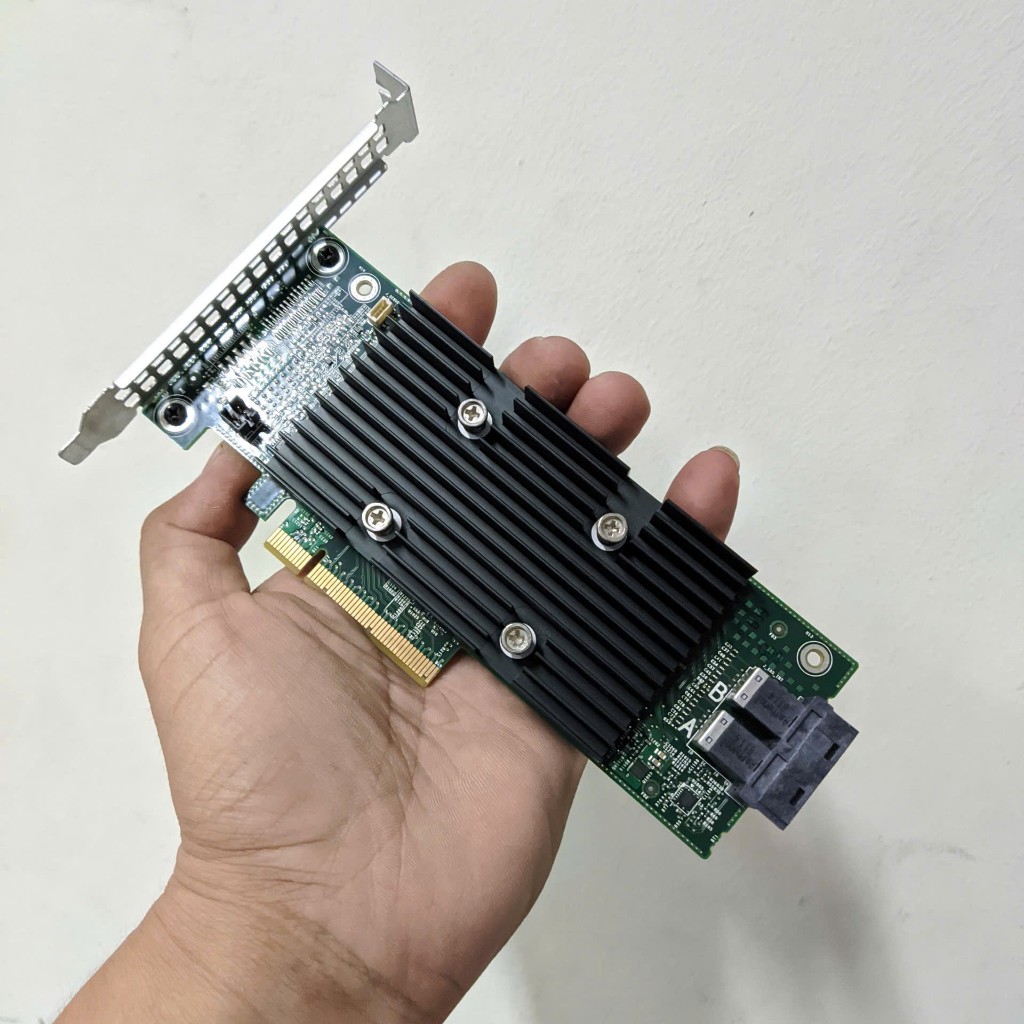 Card Raid Dell PERC H330 12Gb/s PCIe RAID Storage DPN 04Y5H1, cáp SFF-8087 to 4 sas 0D2M62