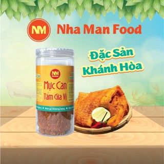 [Nhà Mặn Food] Mực cán tẩm gia vị 500g 2 hũ đặc sản Nha Trang đồ ăn vặt snack food thức ăn