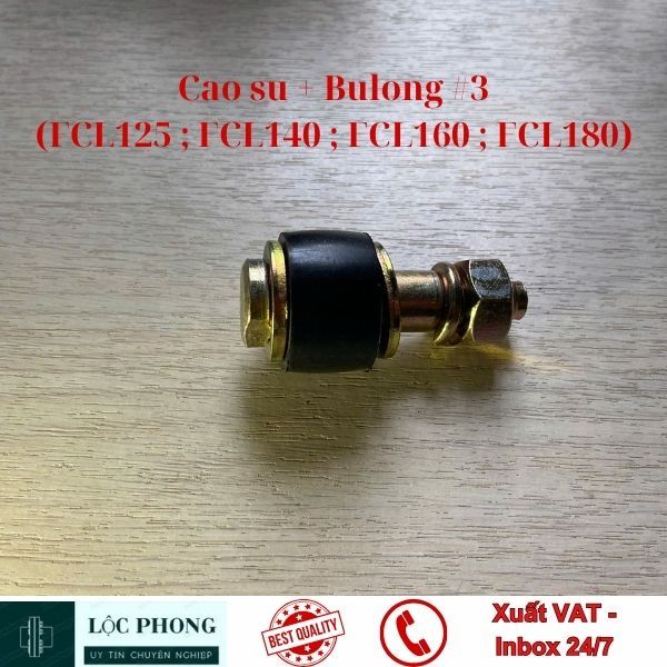 Cao su & bulong đai ốc Khớp Nối FCL - Size #3 (FCL125, FCL140, FCL160, FCL180)