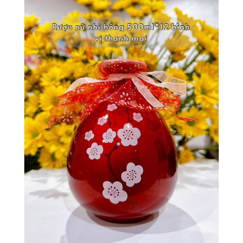 Nữ nhi hồng- nc hoa quả lên men bày ban, uống tết