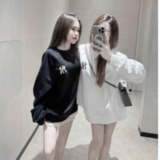 Áo sweater Nỉ Dày Dặn Tay Dài - Áo NỈ NY Brand Form Rộng Tay Dài Vải Nỉ Bông Dày Dặn Nam Nữ Cao Cấp Hottrend 2024