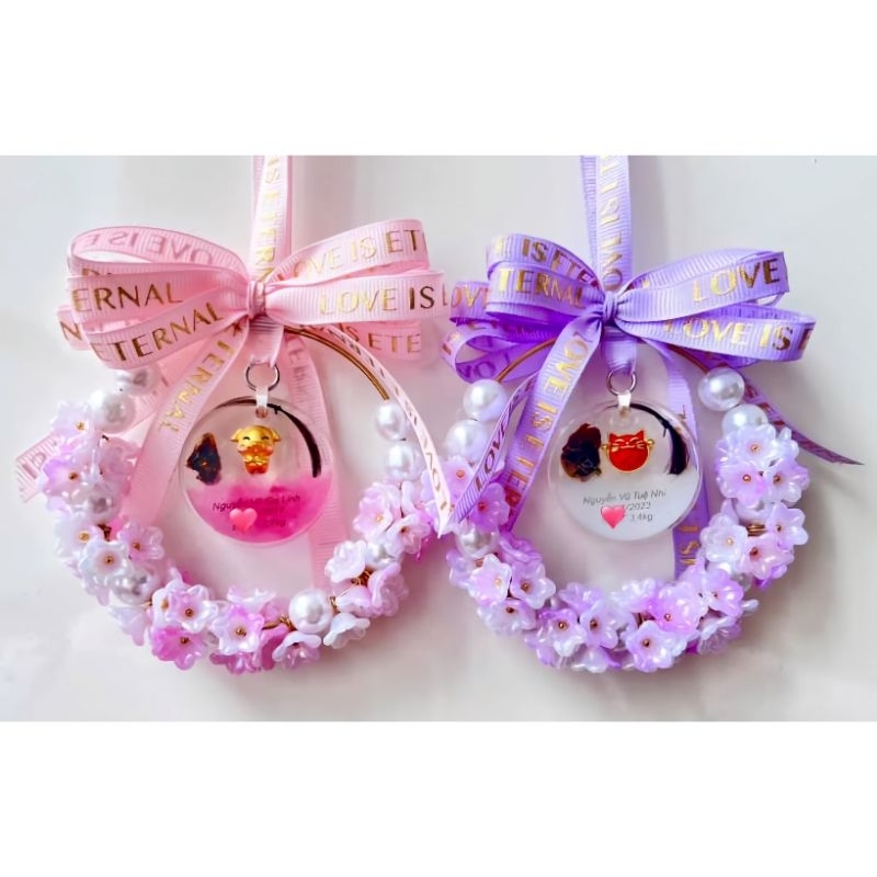 Bộ lưu giữ cuống rốn cho bé hoa lưu ly, bộ lưu giữ tóc máu, răng sữa cho bé