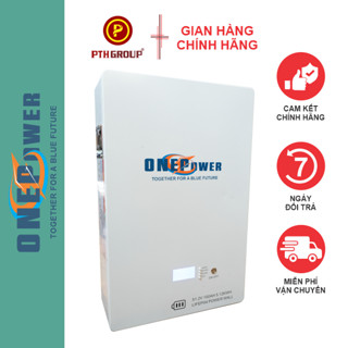  Bettery Lưu Trữ ONEPower | 51.2V 100Ah 5kWh Sạc Xả 150Ah | PTH GROUP | Bảo Hành 5 Năm 