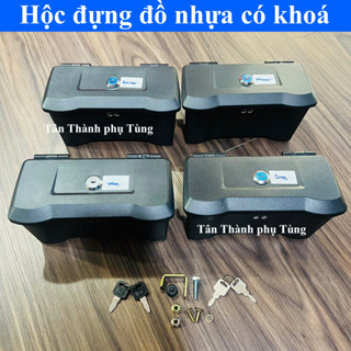 Hộc đựng đồ có khoá gắn xe Winner V1, Winner X, Exciter, Sirius , Wave ( kèm khâu ốc )