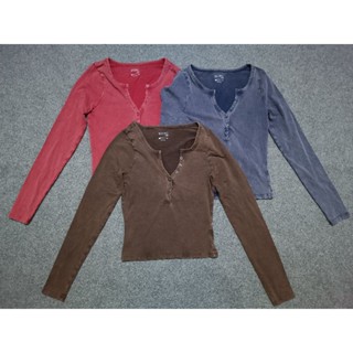 Áo croptop pacsun wash vnxk