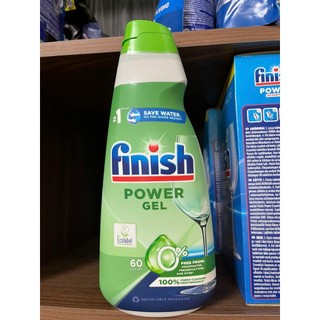 Gel rửa bát Finish Power Eco 0% 900ml - Gel hữu cơ sinh học cho máy rửa chén bát