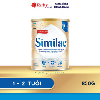  Sữa bột Similac 1+ 800G đột phá dinh dưỡng 5G mới miễn dịch khỏe nhanh trí tựa "5G" 