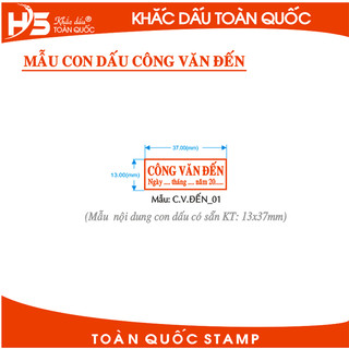 Khắc dấu Công Văn Đến theo yêu cầu