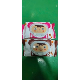 THÙNG 10 GÓI khăn ướt cao cấp vải chấm bi khổ siêu to gói siêu nặng