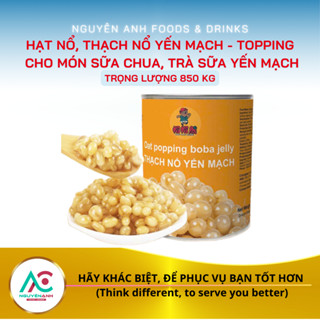 Hạt Nổ, Thạch Nổ Yến Mạch (Lon 850g) - Kiều Mạch sữa chua