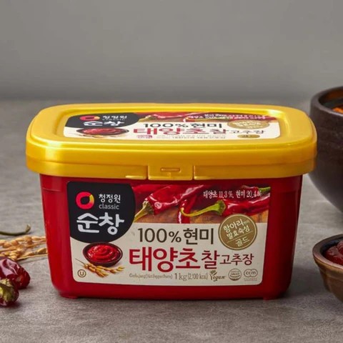 Tương Ớt Cay Gochujang Gold Daesang Hàn Quốc Hộp khối Lượng 500gr (찰고추장/P사각 500gr)