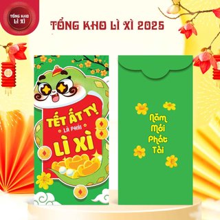 Bao Lì Xì Set 10 Cái Bộ HOT TREND Bao Lì Xì 2025