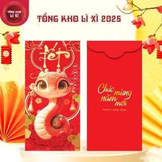 Bao Lì Xì Set 10 Cái Bộ HOT TREND Bao Lì Xì 2025
