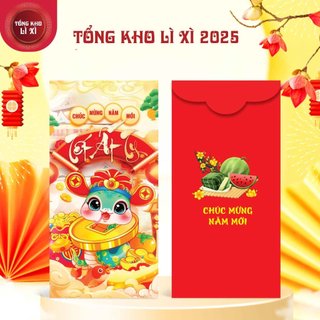 Bao Lì Xì Set 10 Cái Bộ HOT TREND Bao Lì Xì 2025