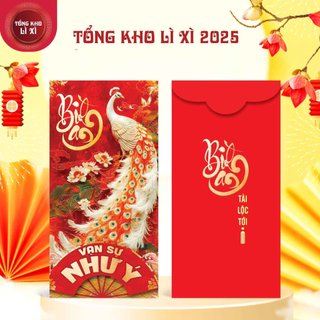 Bao Lì Xì Set 10 Cái Bộ HOT TREND Bao Lì Xì 2025