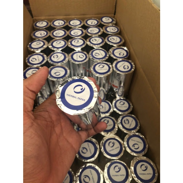 (BÁN RẺ NHƯ CHO) 10cuon giấy in bill K80x45mm giấy in bill giá rẻ nhất thị trường giấy in bill K80x4