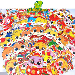 Set 100 Bao Lì Xì Chibi Tết Đẹp Hottrend 2025 Phản Quang - BỐ KHỦNG LONG MALL