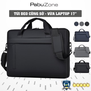 Túi Da PU Đựng Laptop 15.6 Inch Tài Liệu A4 Cặp Đựng Đi Chơi Đi Làm Đeo Chéo To Túi Xách Nam XYTXT3