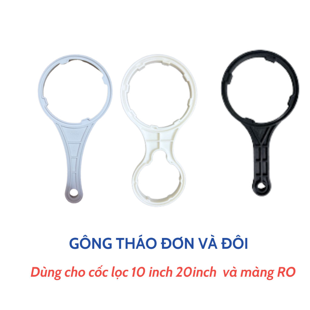 Gông Tháo Đa Năng Dùng Để Tháo Các Loại Cốc Lọc 10 Inch 20 Inch Và Vỏ Màng Ro