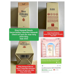 (Chính hãng-Date 2027) SERUM DƯỠNG TRẮNG DA HANAYUKI(HANA WHITENING)