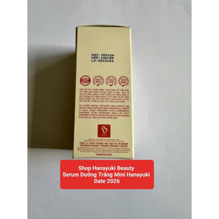 (Chính hãng-Date 2027) SERUM DƯỠNG TRẮNG DA HANAYUKI(HANA WHITENING)