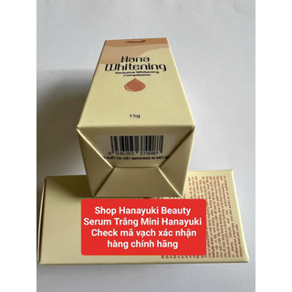 (Chính hãng-Date 2027) SERUM DƯỠNG TRẮNG DA HANAYUKI(HANA WHITENING)