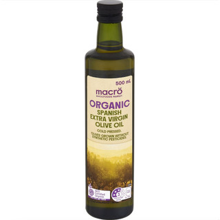  DẦU OLIVE NGUYÊN CHẤT - HỮU CƠ ÉP LẠNH Macro Organic Spanish Extra Virgin Olive Oil 500ml 